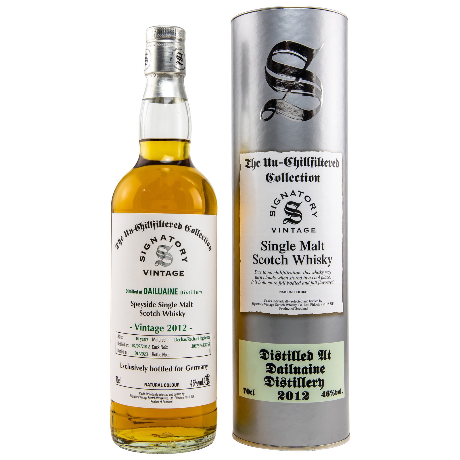Dailuaine 2012-2023 / 11 Jahre / Sig unchill #308757+308759 Kirsch / 46% 0,7l