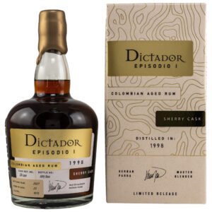 Dictador Episodio I 1998-2021 Sherry Cask Rum / 45% Vol. 0,7 ltr.