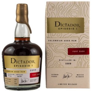 Dictador Episodio I 1999-2021 Port Cask Rum / 43% Vol. 0,7 ltr.