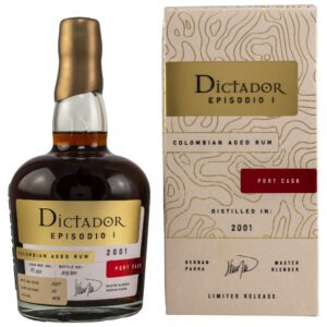 Dictador Episodio I 2001-2021 Port Cask Rum / 44% Vol. 0,7 ltr.