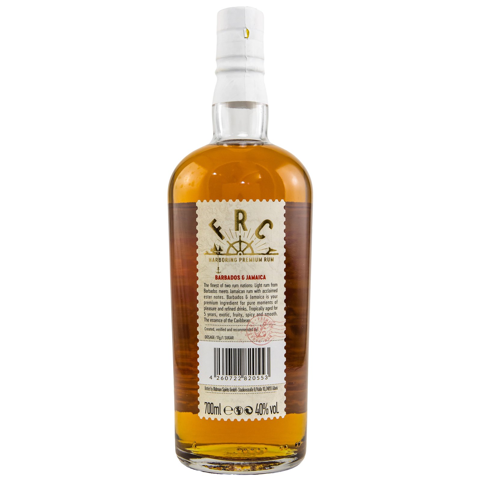 FRC Barbados & Jamaica 5 Jahre / 40% 0,7l / Caribbean Rum - Image 2