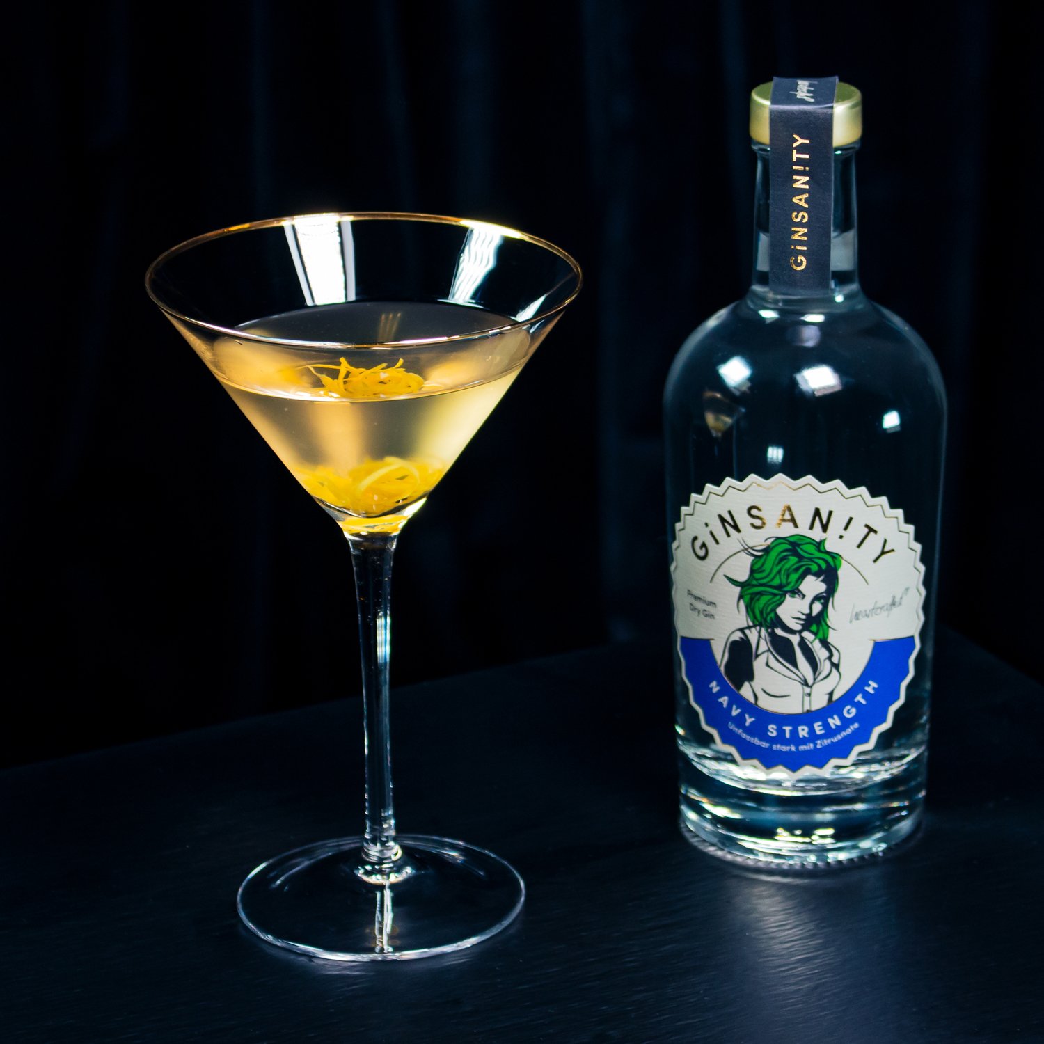 Ginsanity Navy Strength Premium Dry Gin / 58,6% Vol. 0,5 ltr. - Image 4