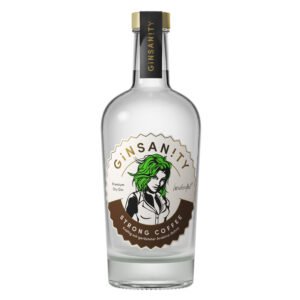 Ginsanity Strong Coffee Premium Dry Gin / 42,5% Vol. 0,5 ltr.