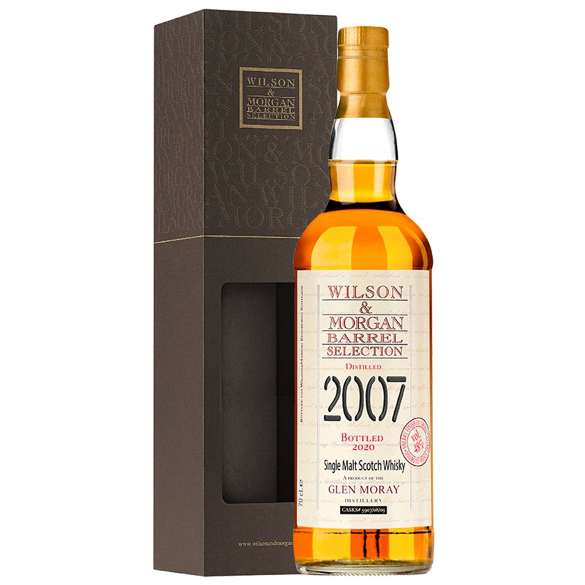 Glen Moray Whisky 13 Jahre (2007-2020) Oloroso Sherry 48% 0,7 ltr. Wilson Morgan