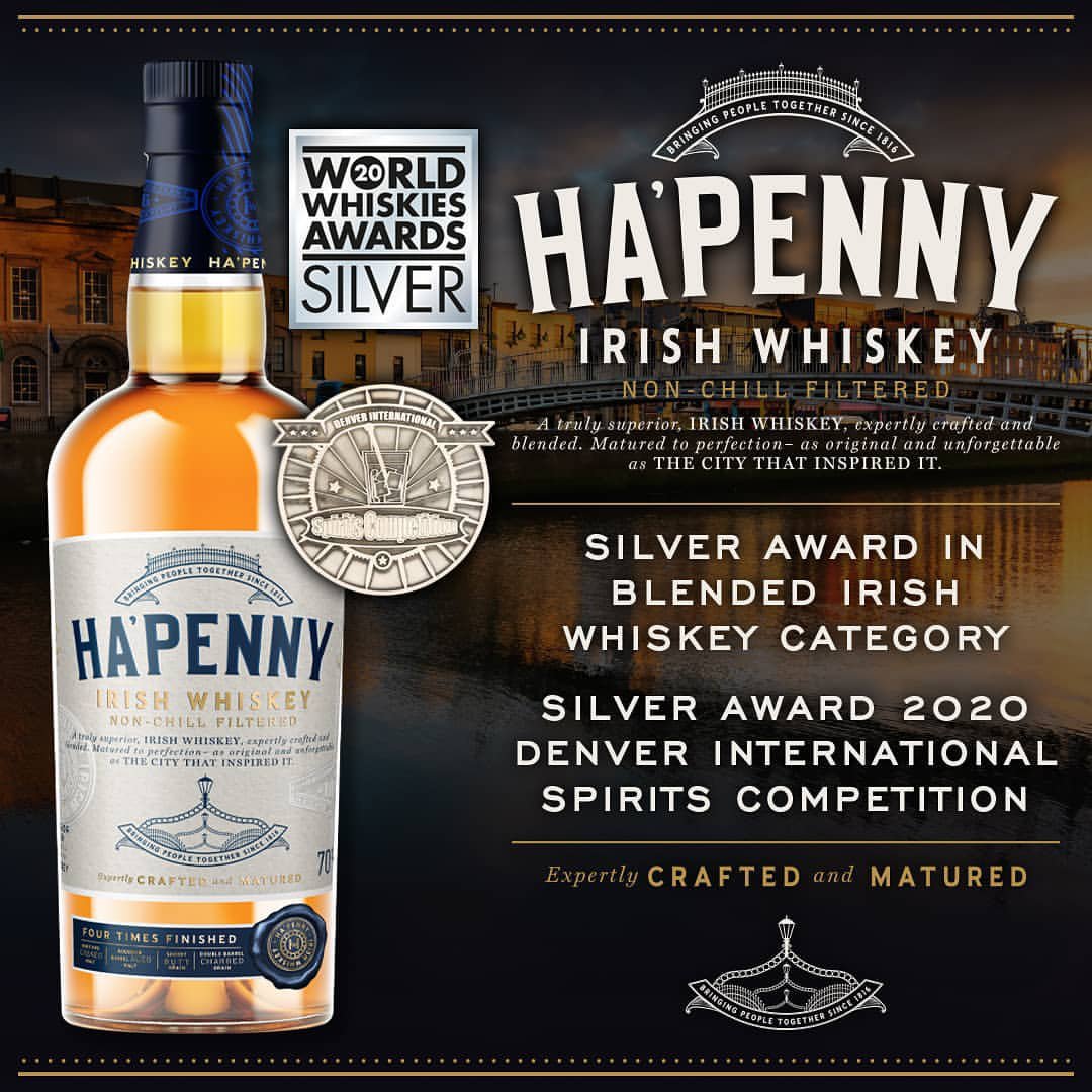 HA´PENNY Original Irish Whiskey Four Cask / 43% Vol. / 0,7 ltr. - Image 3