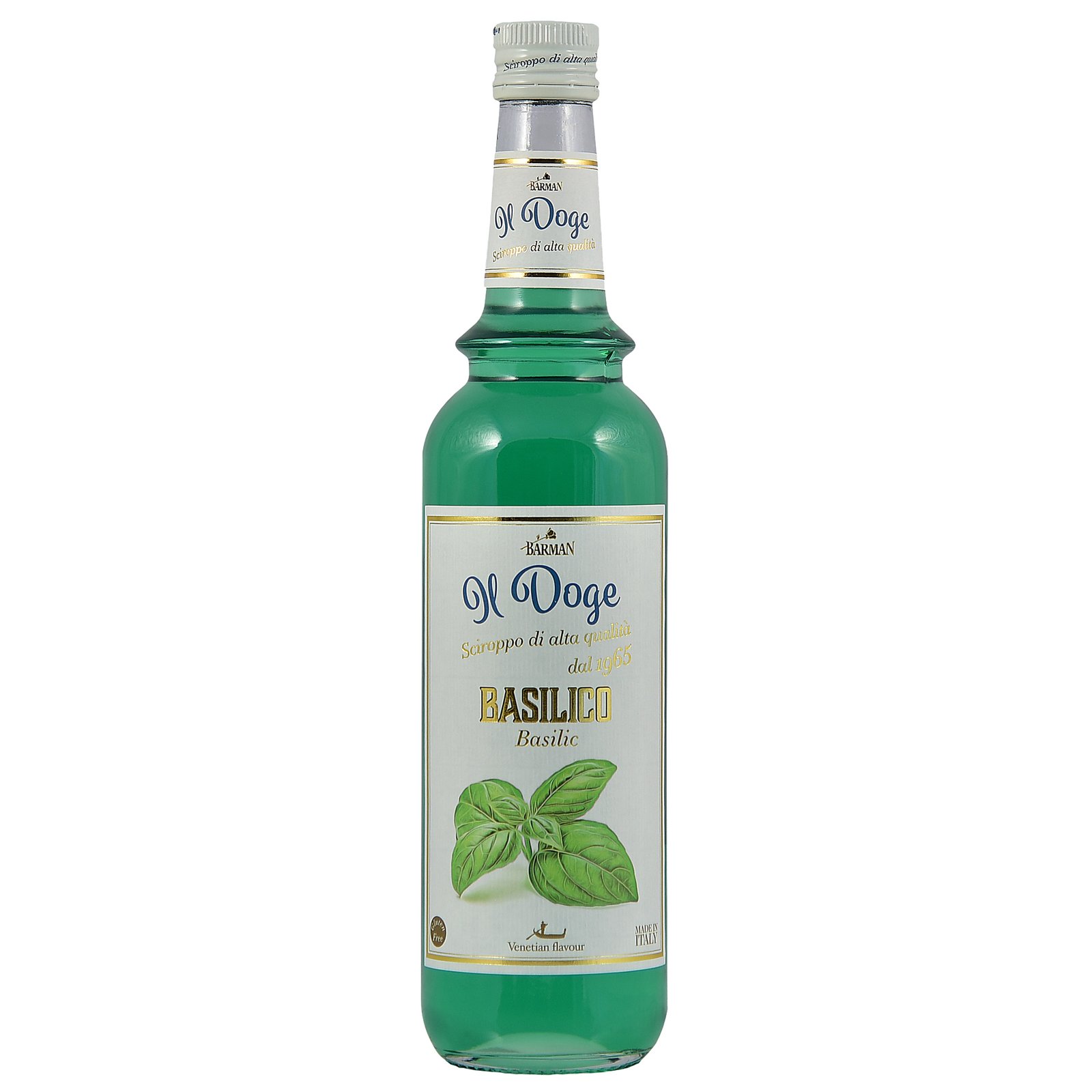 Il Doge Sirup Basilikum - Basil / 0,7 ltr. Alkoholfrei / Glutenfrei / Halal