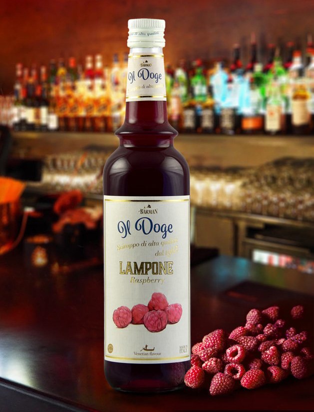 Il Doge Sirup Himbeer - Raspberry / 0,7 ltr. Alkoholfrei / Glutenfrei / Halal - Image 2