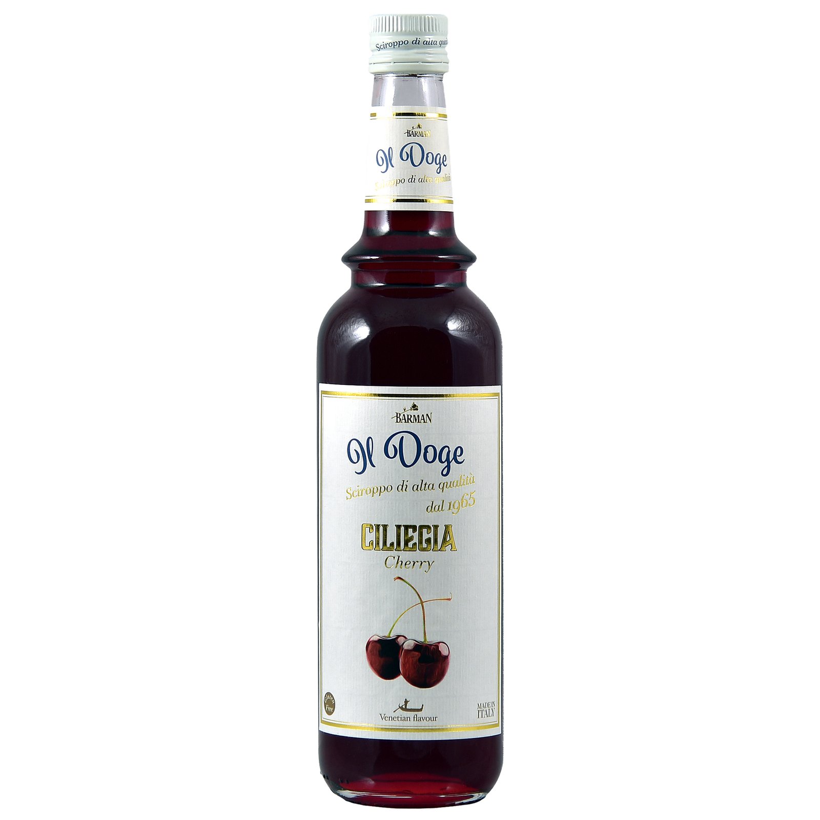 Il Doge Sirup Kirsche - Cherry / 0,7 ltr. Alkoholfrei / Glutenfrei / Halal