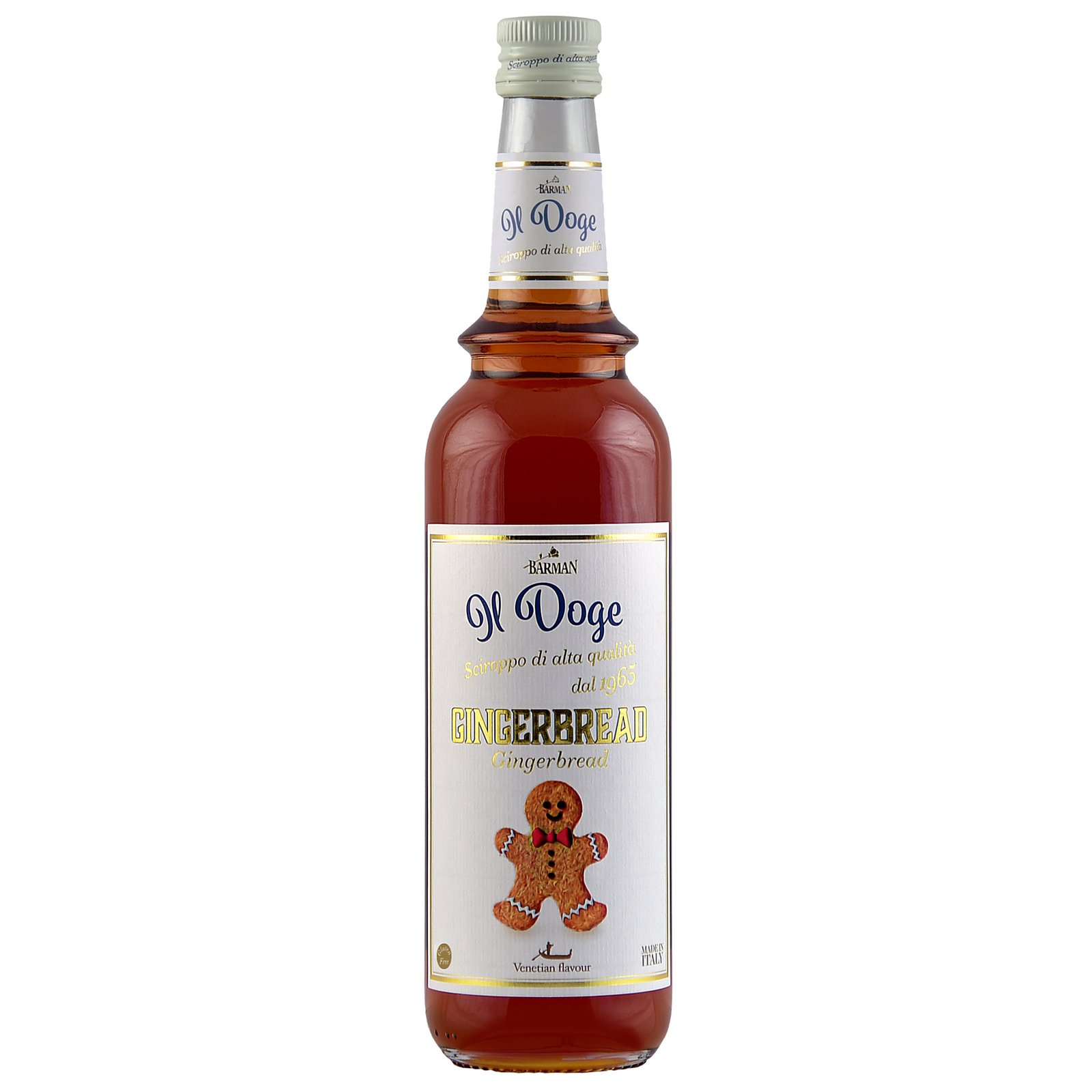 Il Doge Sirup Lebkuchen - Gingerbread / 0,7 ltr. Alkoholfrei / Glutenfrei / Halal - Image 3