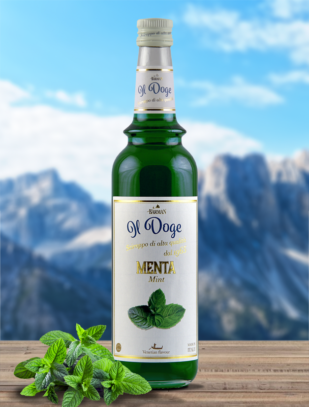 Il Doge Sirup Minze - Pfefferminz / 0,7 ltr. Alkoholfrei / Glutenfrei / Halal - Image 2