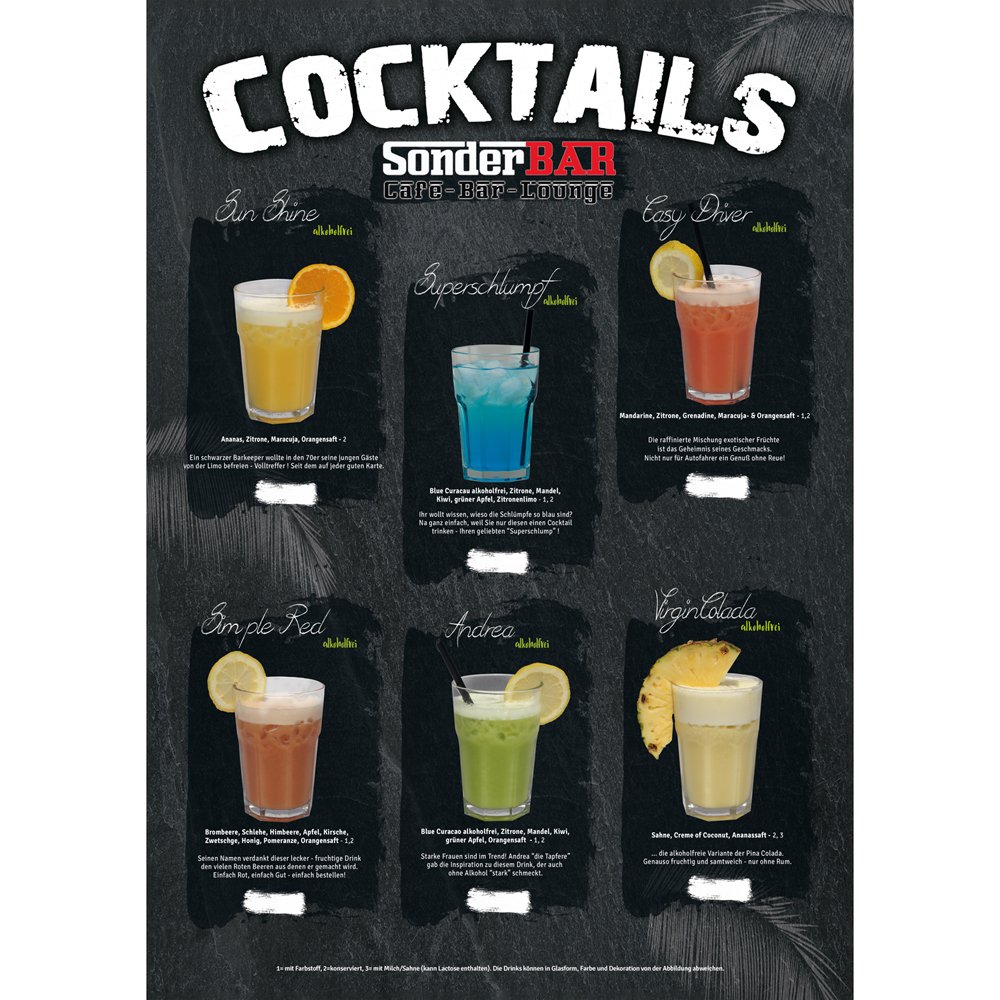 individuelles Cocktail Plakat - Image 2
