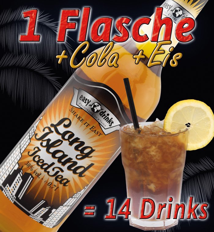 Long Island Iced Tea / Fertigcocktail / 38% Vol. 0,7 ltr. - Image 3