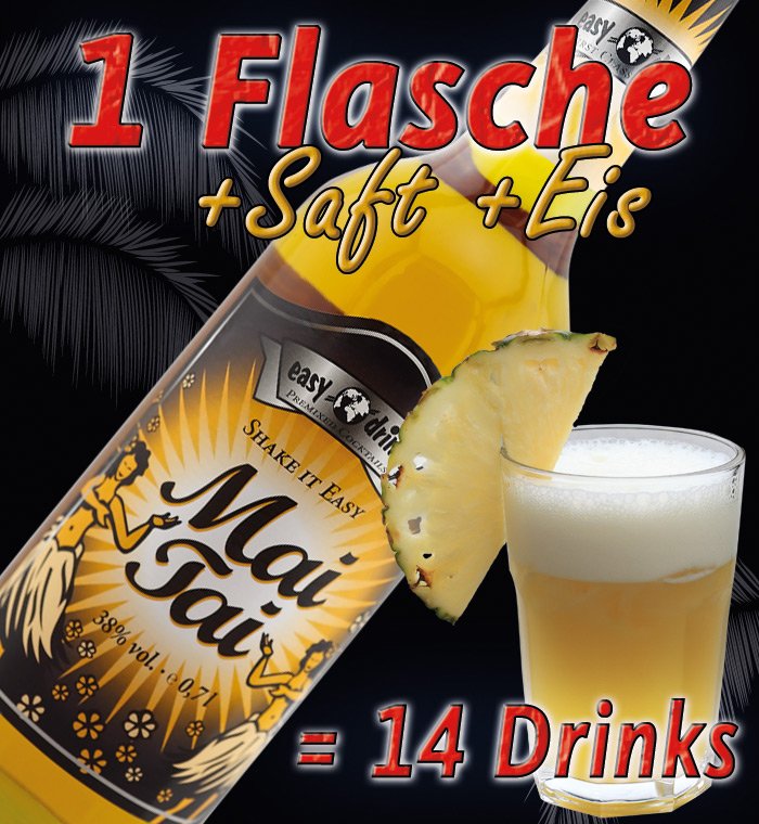 Mai Tai / Fertigcocktail / 38% Vol. 0,7 ltr. - Image 3