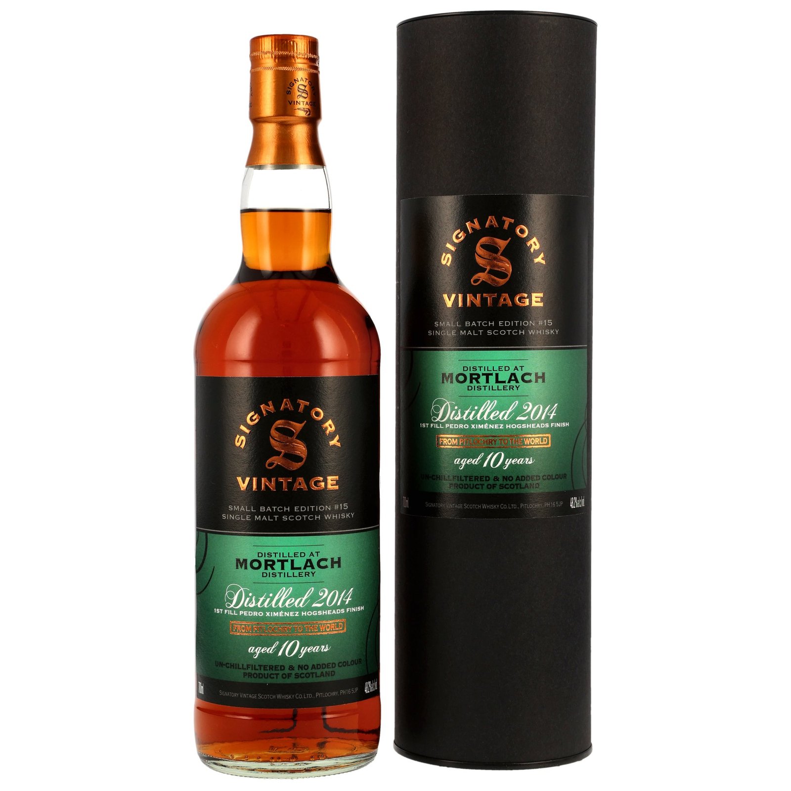 Mortlach 2014-2025 / 10 Jahre / Signatory Small Batch Edition #15 / 48,2% 0,7l