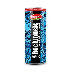 ROCKMUSIC CARBONATED ENERGY, 250ML
