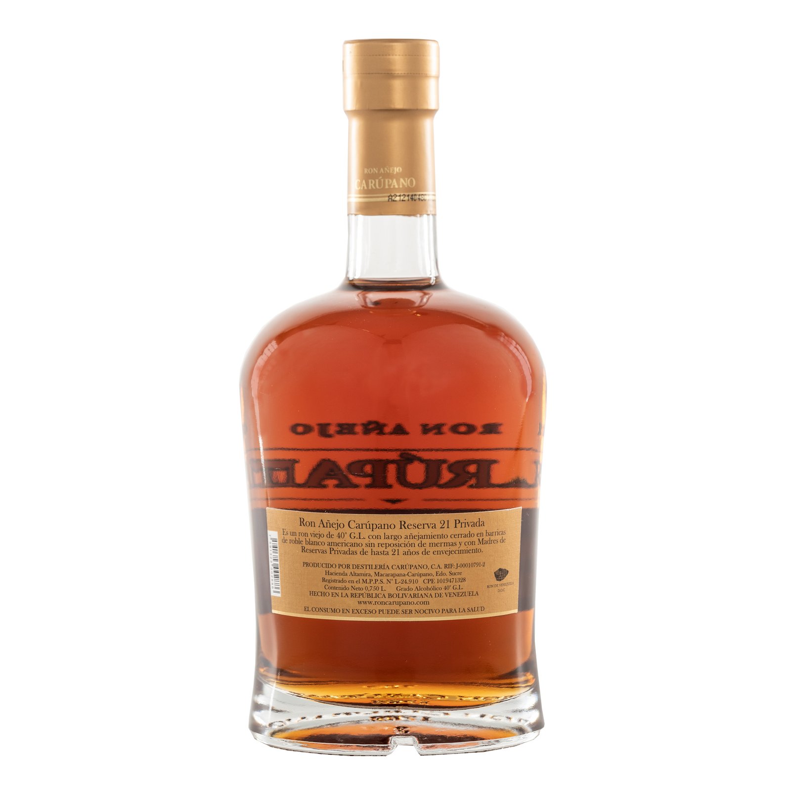 Ron Carupano Reserva 21 Jahre Privada 40% Vol. 0,7 ltr. Rum aus Venezuela - Image 5