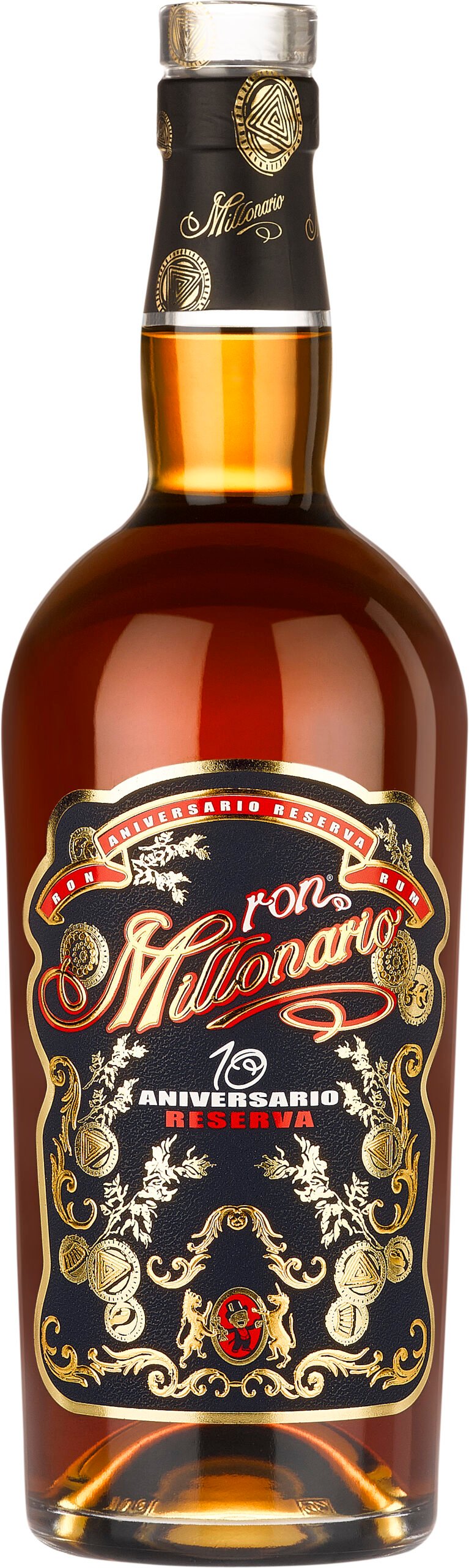 Ron Millonario 10 Aniversaro Reserva, 40% Vol. 0,7 ltr. Geschenkröhre - Image 2