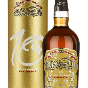 Ron Millonario CINCUENTA 50% Vol. 0,7 ltr. Rum aus Peru goldene Hülle