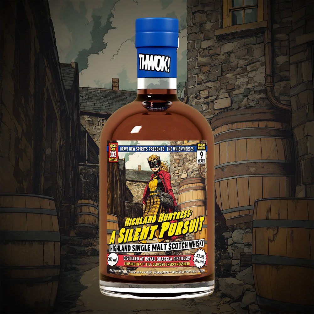 Royal Brackla 9Jahre / Highland Huntress A Silent Pursuit / Brave New Spirits / 53,5% 0,7l / Whisky Heroes - Image 3