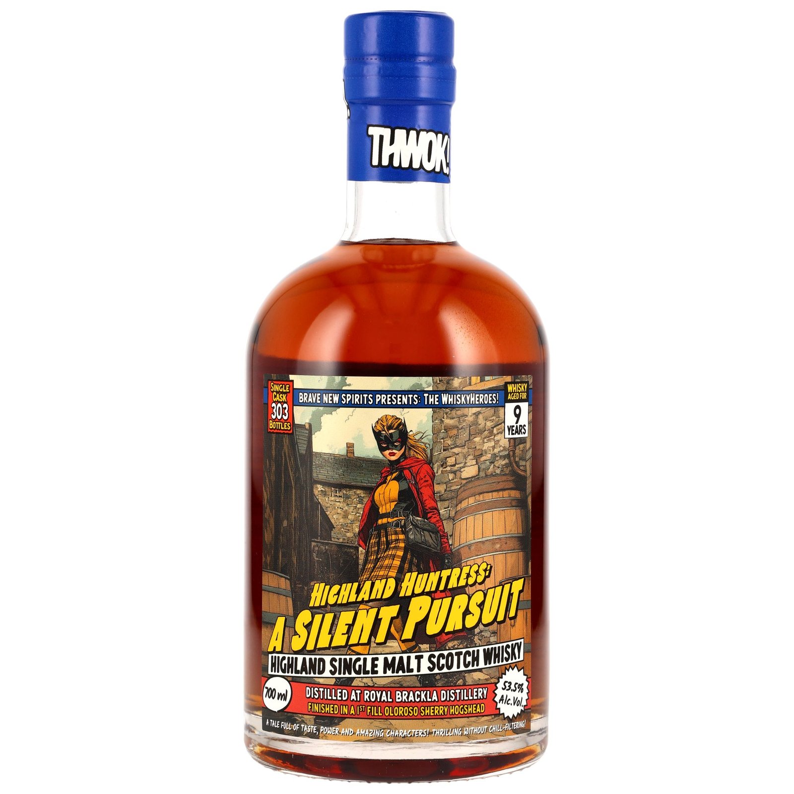 Royal Brackla 9Jahre / Highland Huntress A Silent Pursuit / Brave New Spirits / 53,5% 0,7l / Whisky Heroes