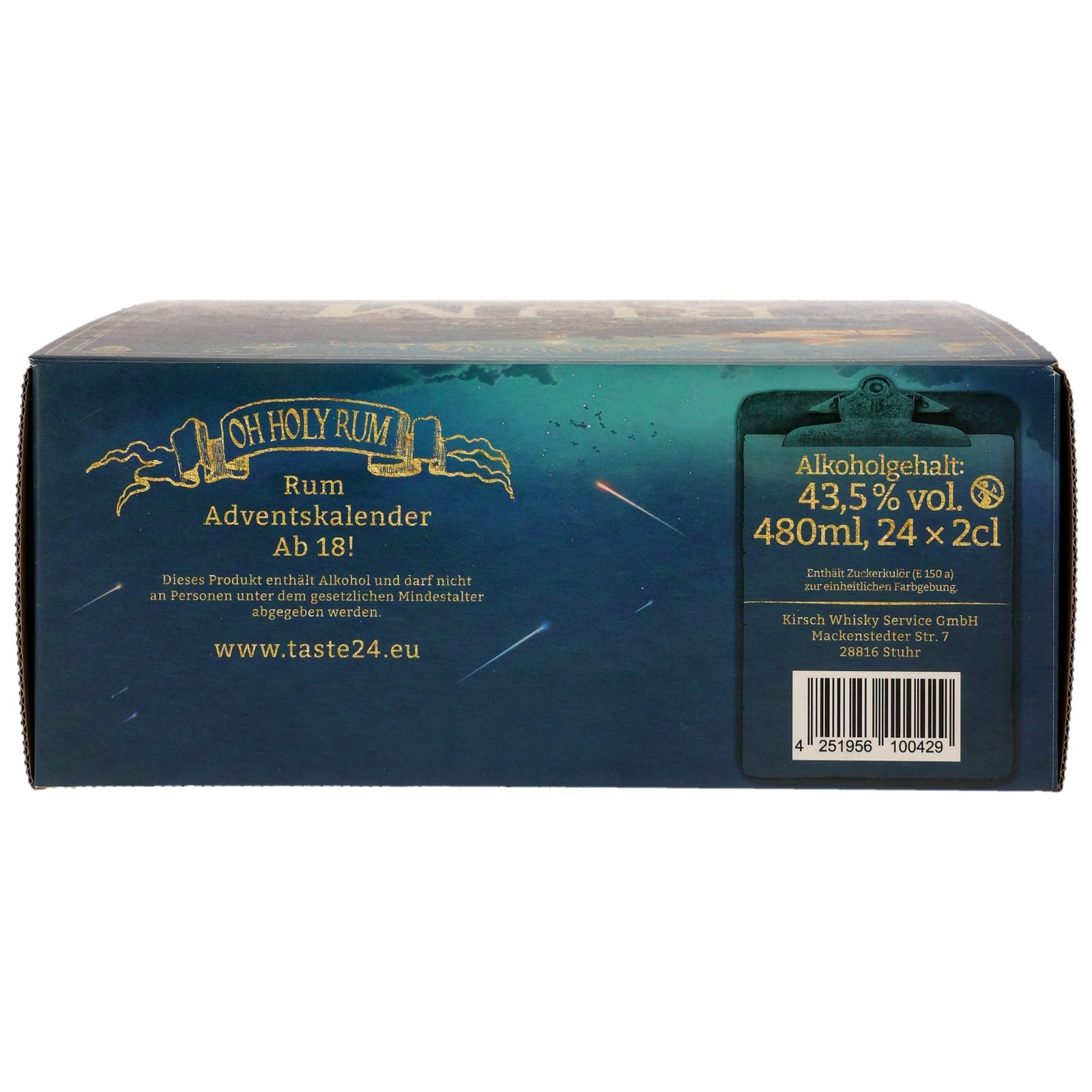 Rum Adventskalender 2024 / 43,5% Vol. / 24 x 20 ml. / incl. Tasting Glas - Image 6