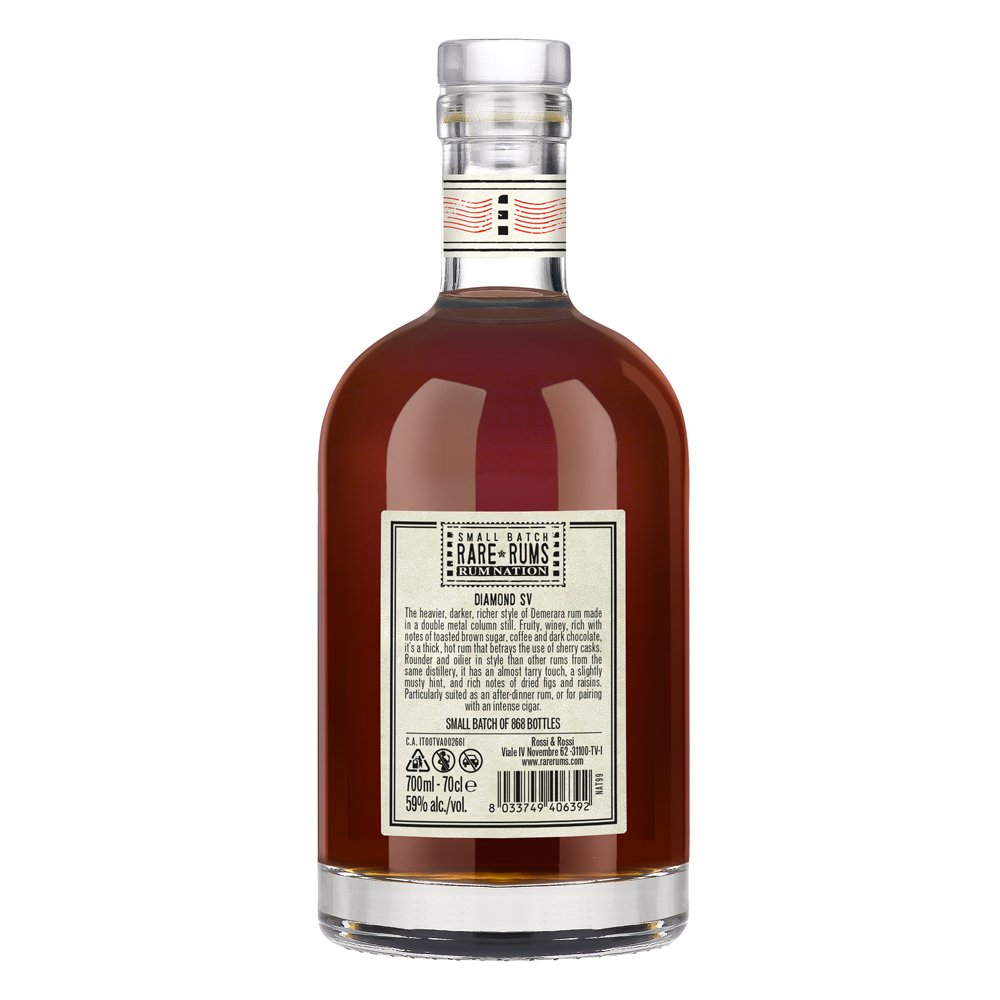 Rum Nation Rare Rum Diamond 15 Jahre Whisky Finish, 59% 0,7 ltr. (2005-2020) - Image 3