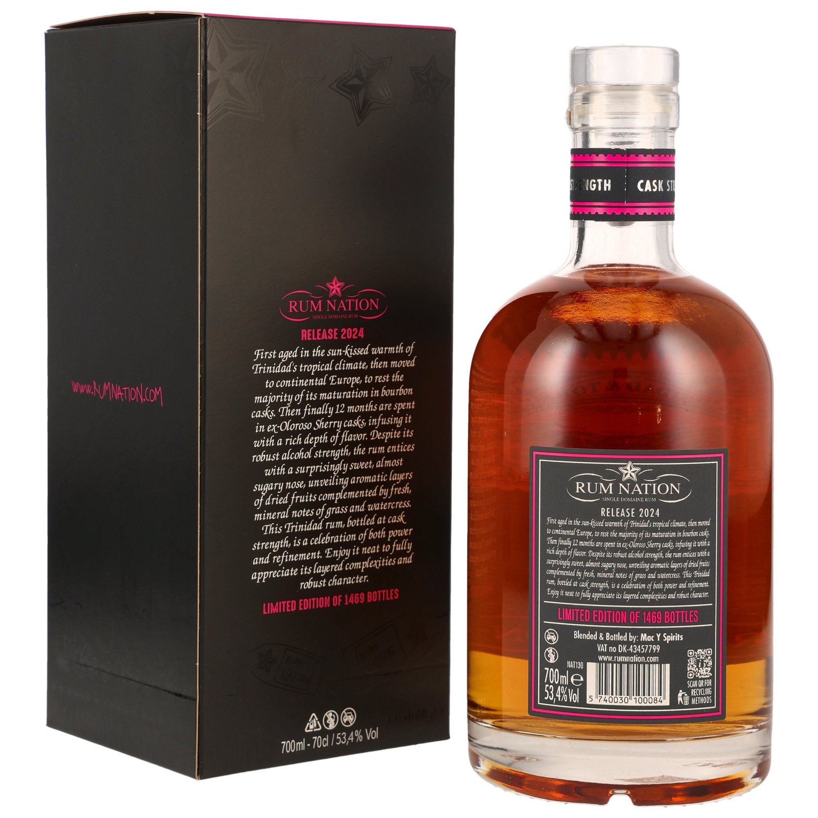 Rum Nation Trinidad / 12 Jahre Cask Strength / 53,4% Vol. 0,7 ltr. - Image 2