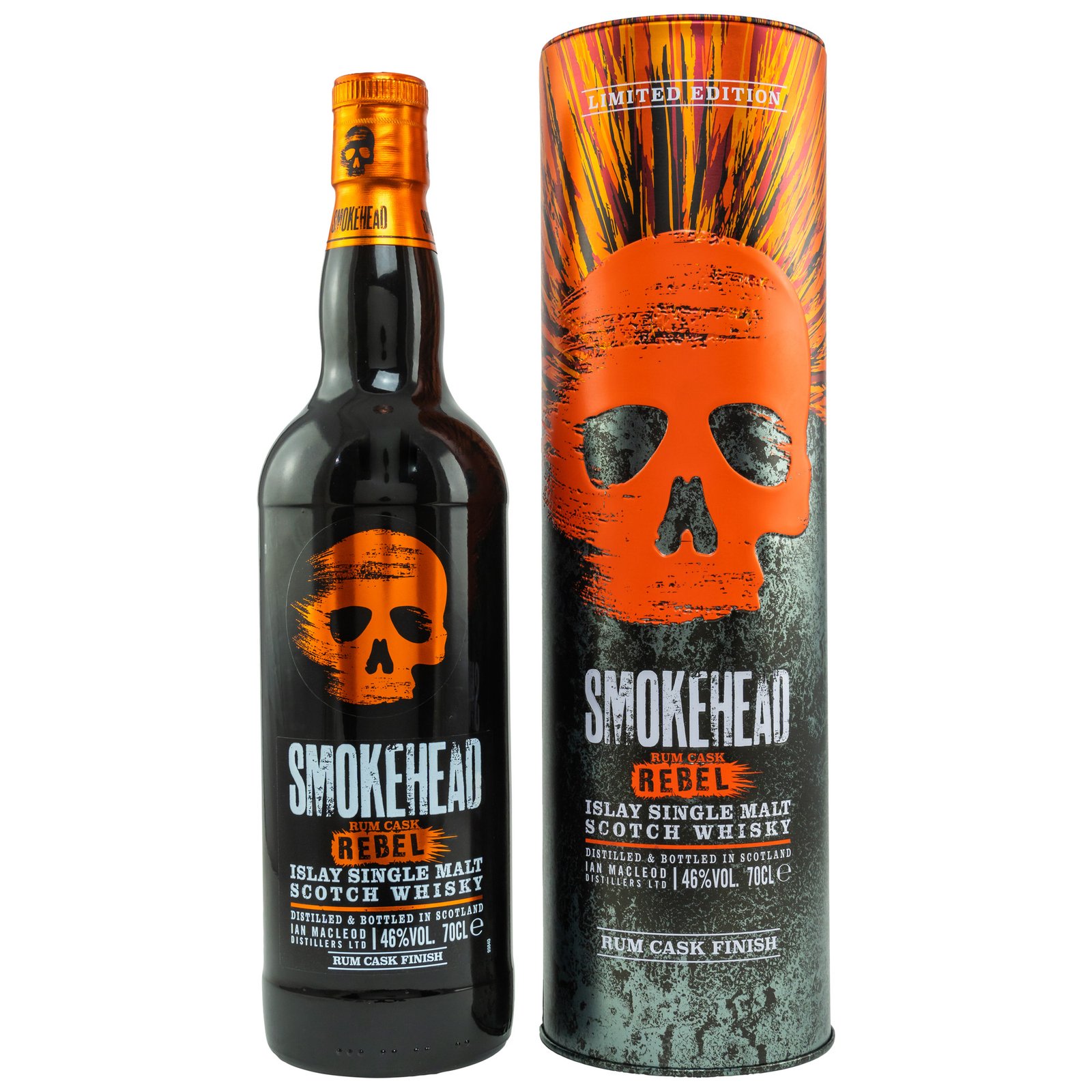 Smokehead Rum Cask Rebel / rauchiger Islay Whisky / 46% Vol. 0,7 ltr. - Image 3