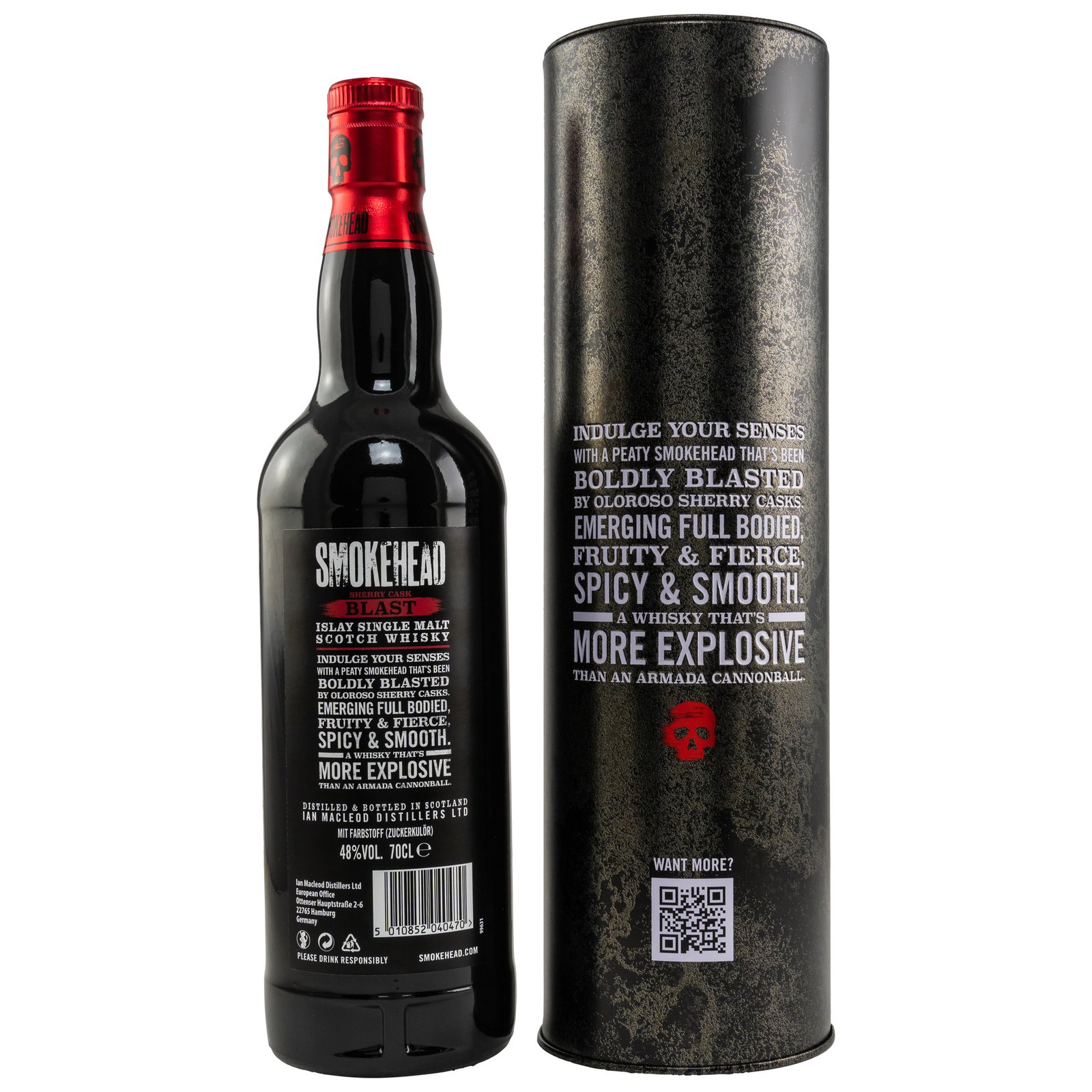Smokehead Sherry Cask Blast / rauchiger Islay Whisky / 48% Vol. 0,7 ltr. - Image 2