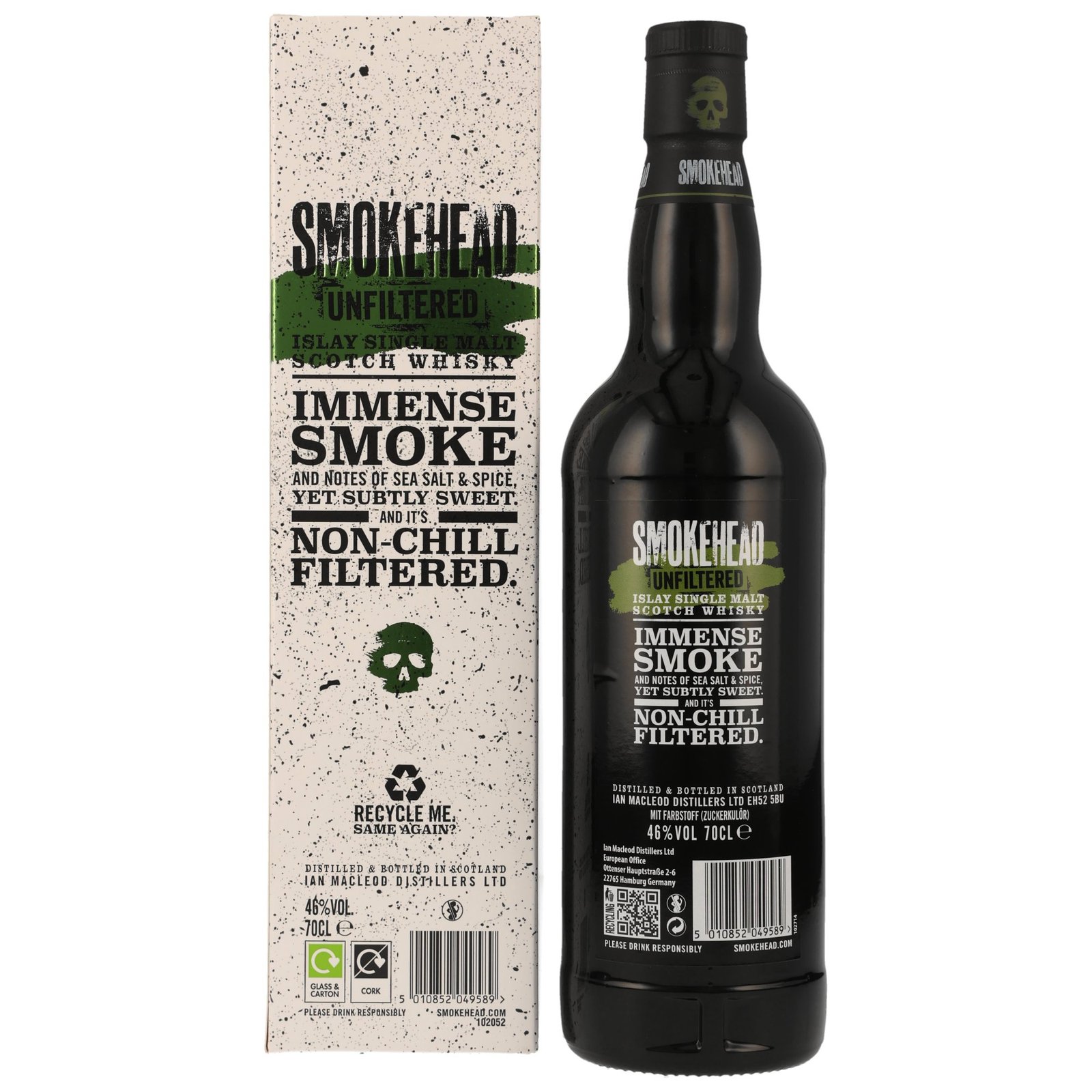 Smokehead Unfiltered / rauchiger Islay Whisky / 46% Vol. 0,7 ltr. - Image 2