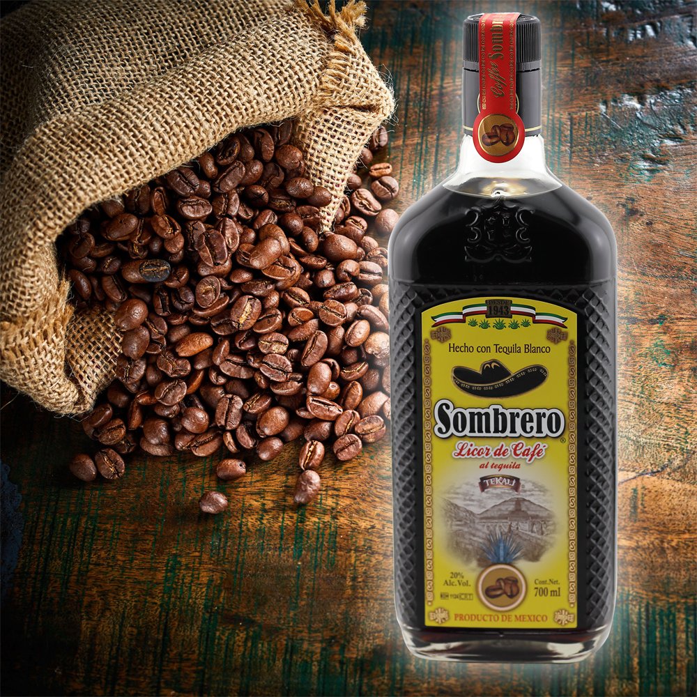 Sombrero / Tequila Kaffee Likör / 20% Vol. 0,7 ltr. / Licor de Cafe - Image 2