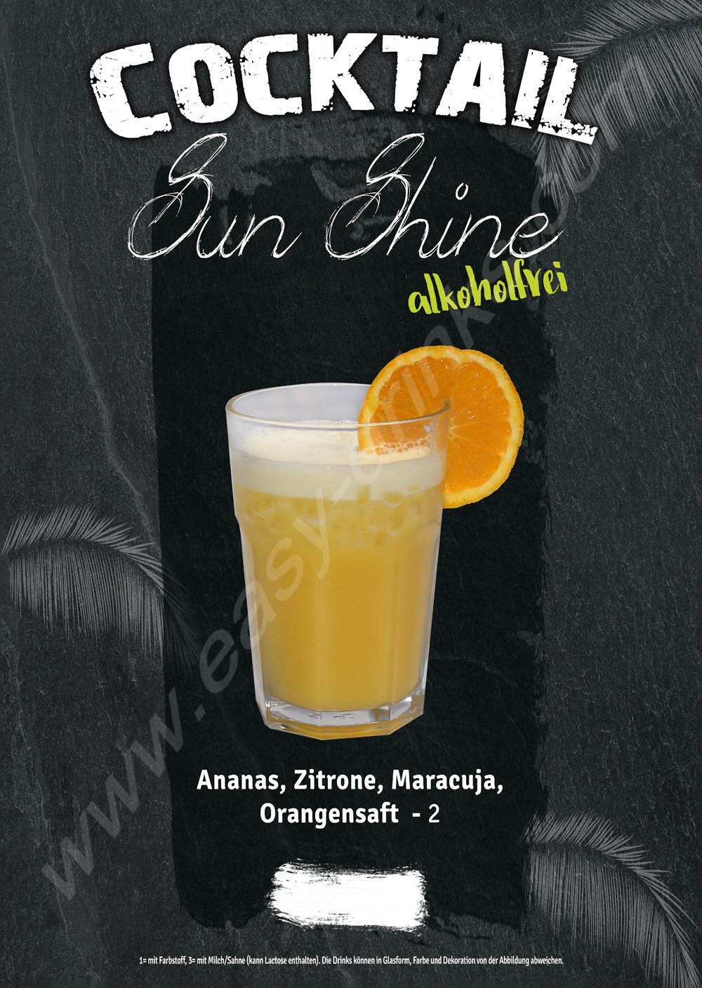 SUN SHINE / Fertigcocktail / alkoholfrei 0,7 ltr. - Image 4