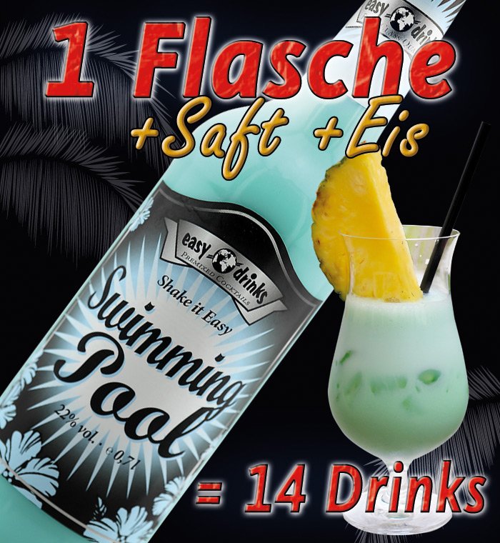 Swimming Pool /Fertigcocktail / 22% Vol. 0,7 ltr. - Image 3