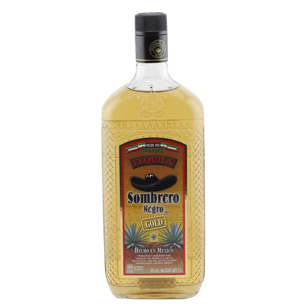Tequila Sombrero Negro Gold, 38% Vol. 1,0 ltr.