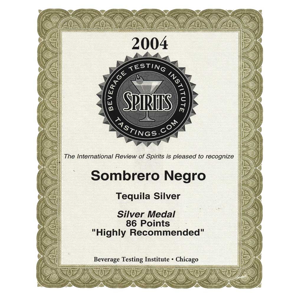 Tequila Sombrero Negro Silver, 38% Vol. 1,0 ltr. - Image 3