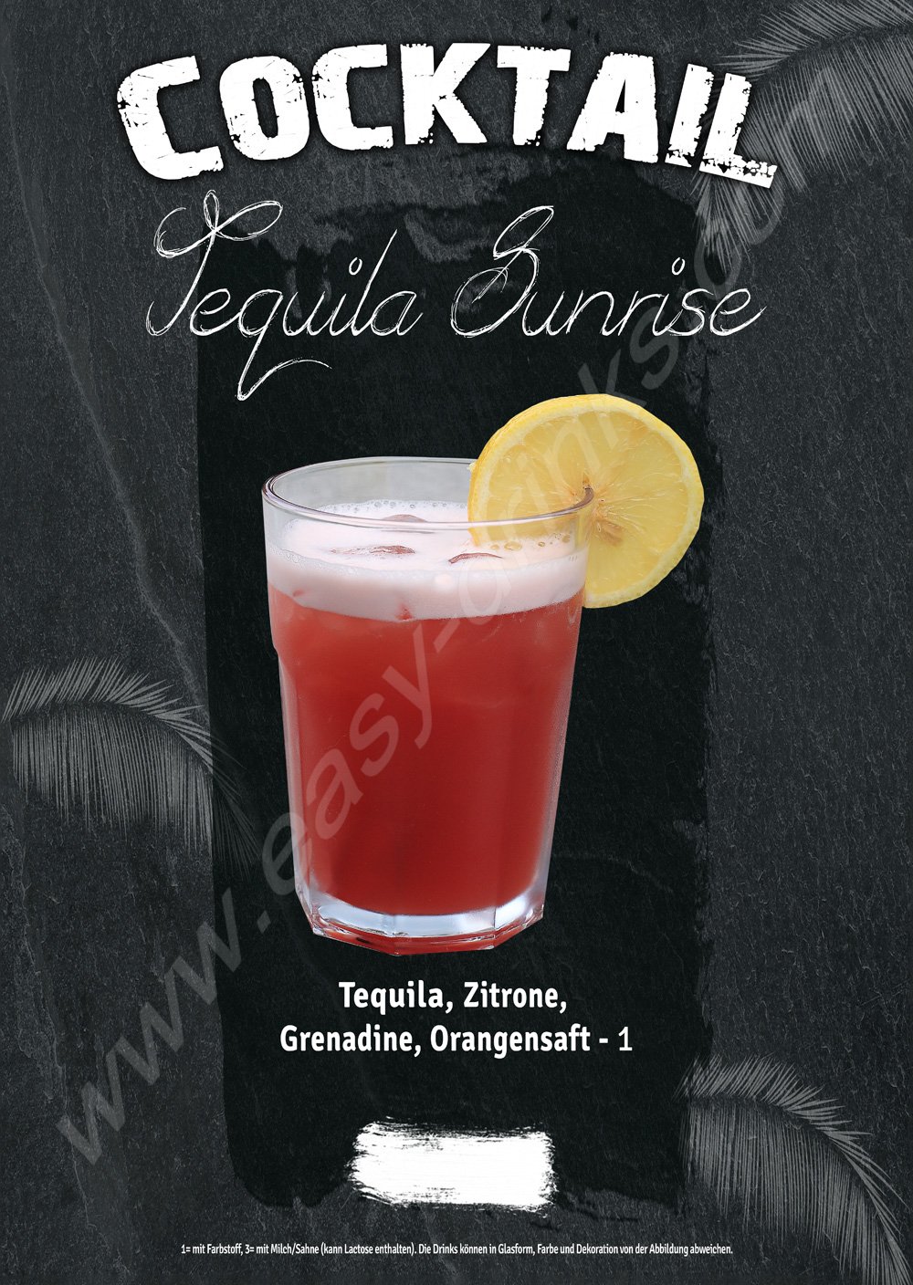 Tequila Sunrise / Fertigcocktail / 28% Vol. 0,7 ltr - Image 5