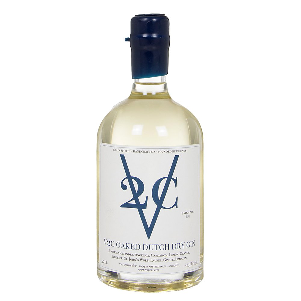 V2C Oaked Dry Gin / 41,5% Vol. 0,5 ltr. / Eichenholzfass Vanille Aroma - Image 3