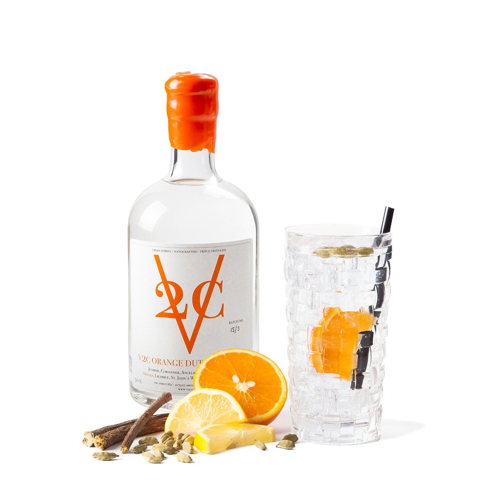 V2C Orange Dry Gin / 41,5% Vol. 0,5 ltr. / mit Orangen & Chili gewürzt - Image 2