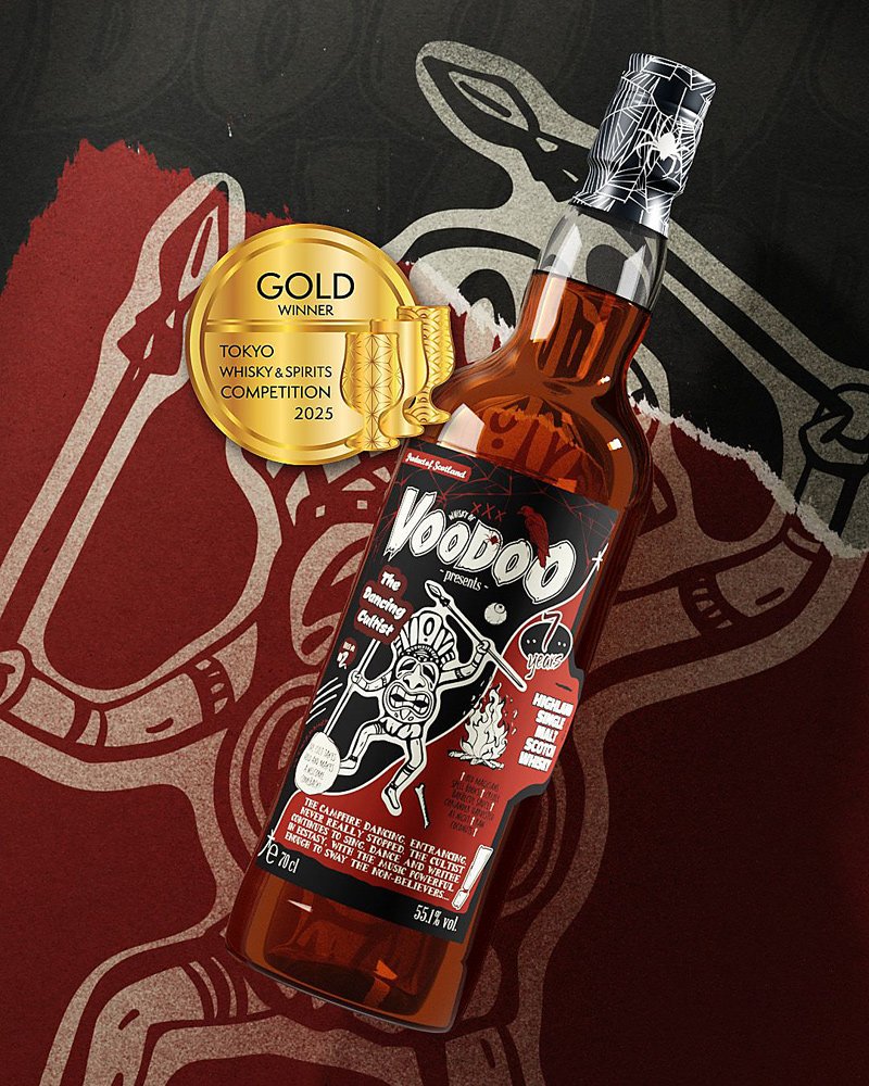 Whisky of Voodoo: The Dancing Cultist II / 7Jahre Brave New Spirits (Blair Athol) / 55,1% 0,7l - Image 2