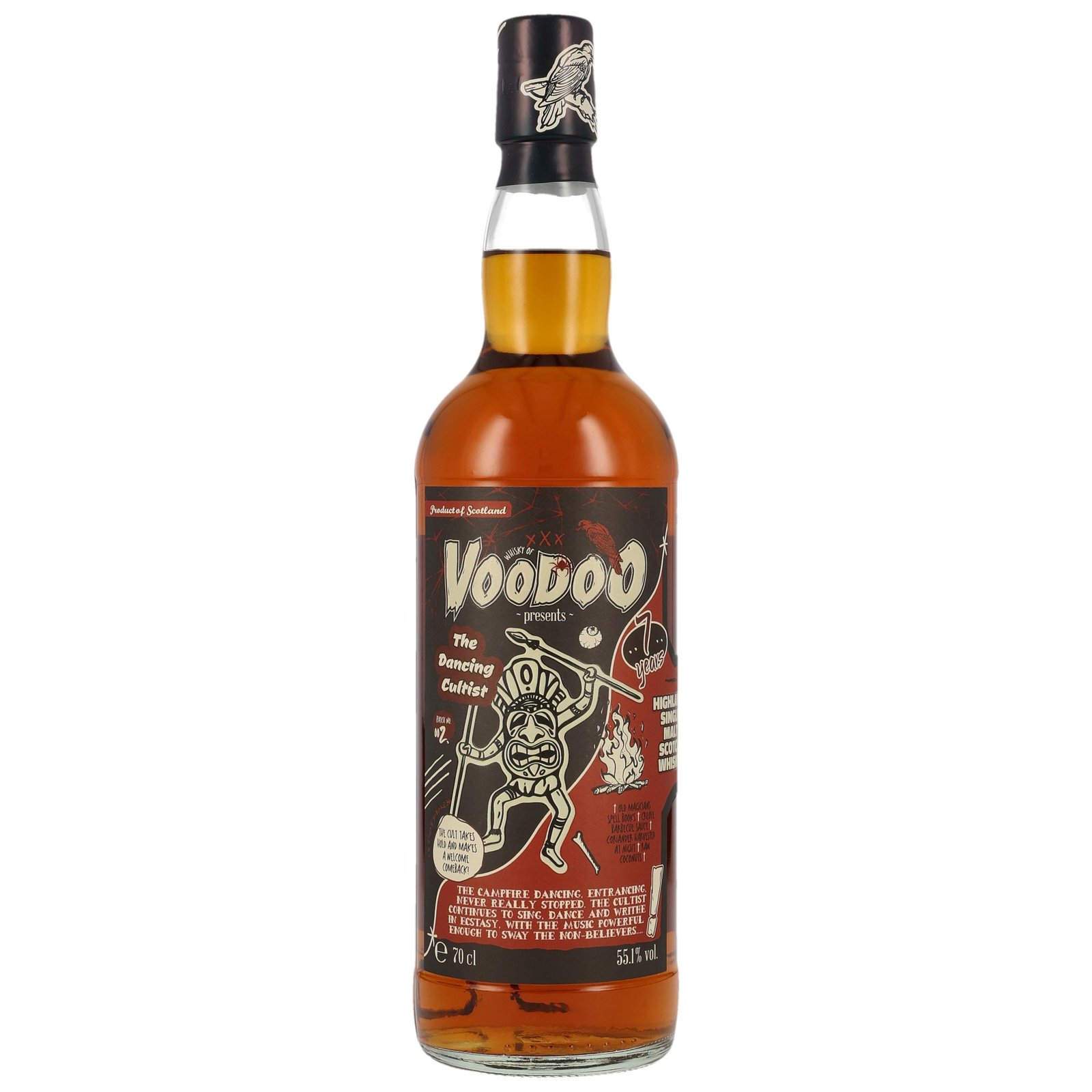 Whisky of Voodoo: The Dancing Cultist II / 7Jahre Brave New Spirits (Blair Athol) / 55,1% 0,7l