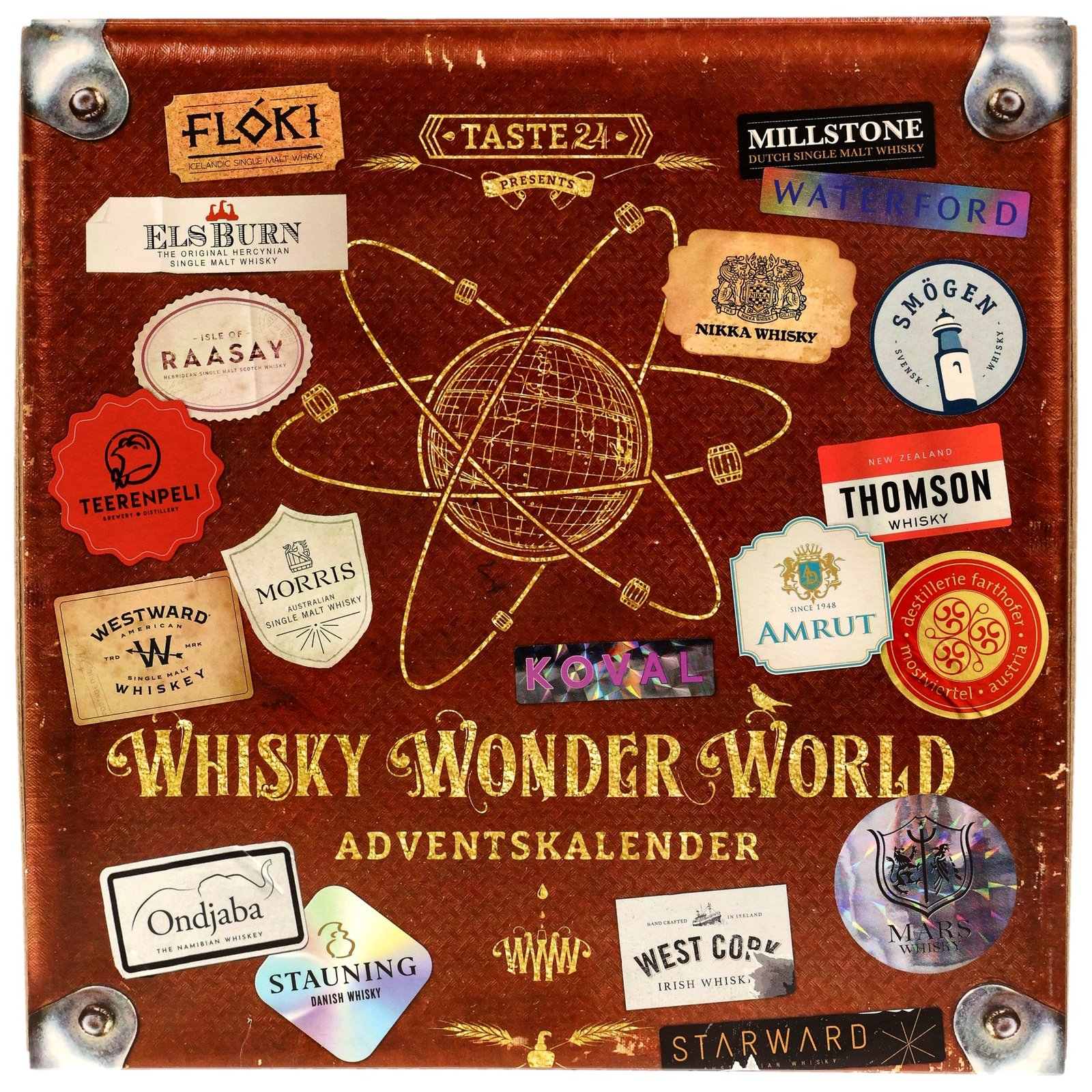 Whisky Wonder World Adventskalender 2024 / 46,5% / 24 x 20 ml. incl. Tasting Glas - Image 3