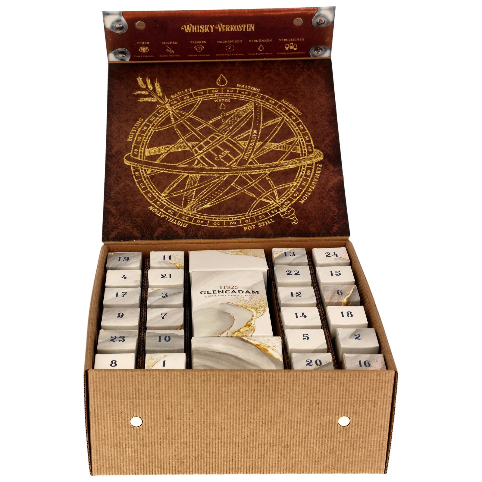 Whisky Wonder World Adventskalender 2024 / 46,5% / 24 x 20 ml. incl. Tasting Glas - Image 5